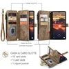 CaseMe Flip Leather Zipper Wallet Case For Samsung A16 A36 A56 A15 A25 A35 A55 A14 A24 A34 A54 A13 A23 A33 A53 Card Phone Cover 2
