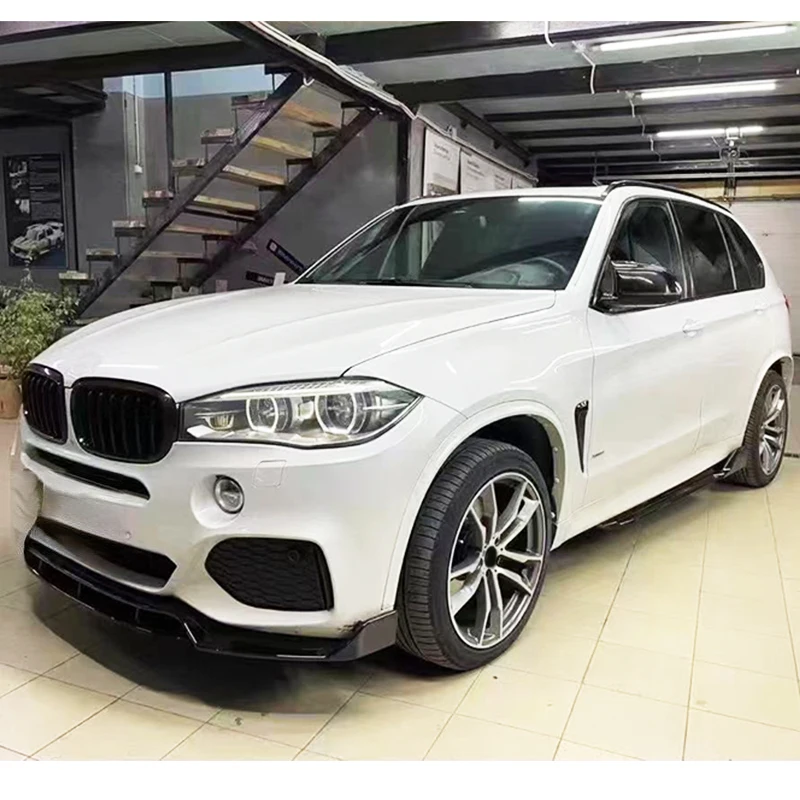 MT 스타일 자동차 개조 업그레이드 프론트 범퍼 프론트 립 리어 립 바디 키트 X5 F15 2013-2018