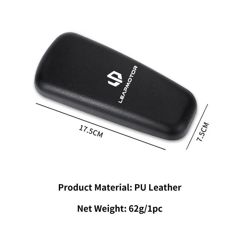 가죽 자동차 무릎 패드 다리 지지 쿠션 Leapmotor T03 S01 C11 C01 C10 Leap Motor 용 범용 팔꿈치 쿠션