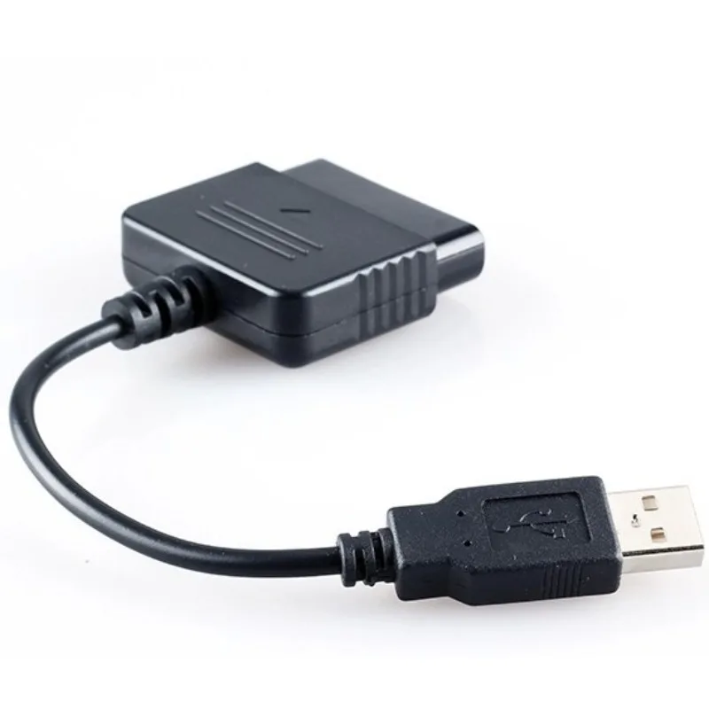 PS2용 게임 컨트롤러용 1pcs PS3 PC 비디오 게임 어댑터 케이블(드라이버 없음) USB 어댑터 변환기 케이블