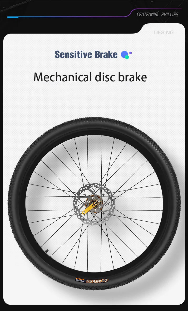 26inch 27.5inch Folding Mountain Bike Axle Fold Racing Bicycle Foldable Mountain Bicycle Shock Absorbing MTB Axial Folding Bike