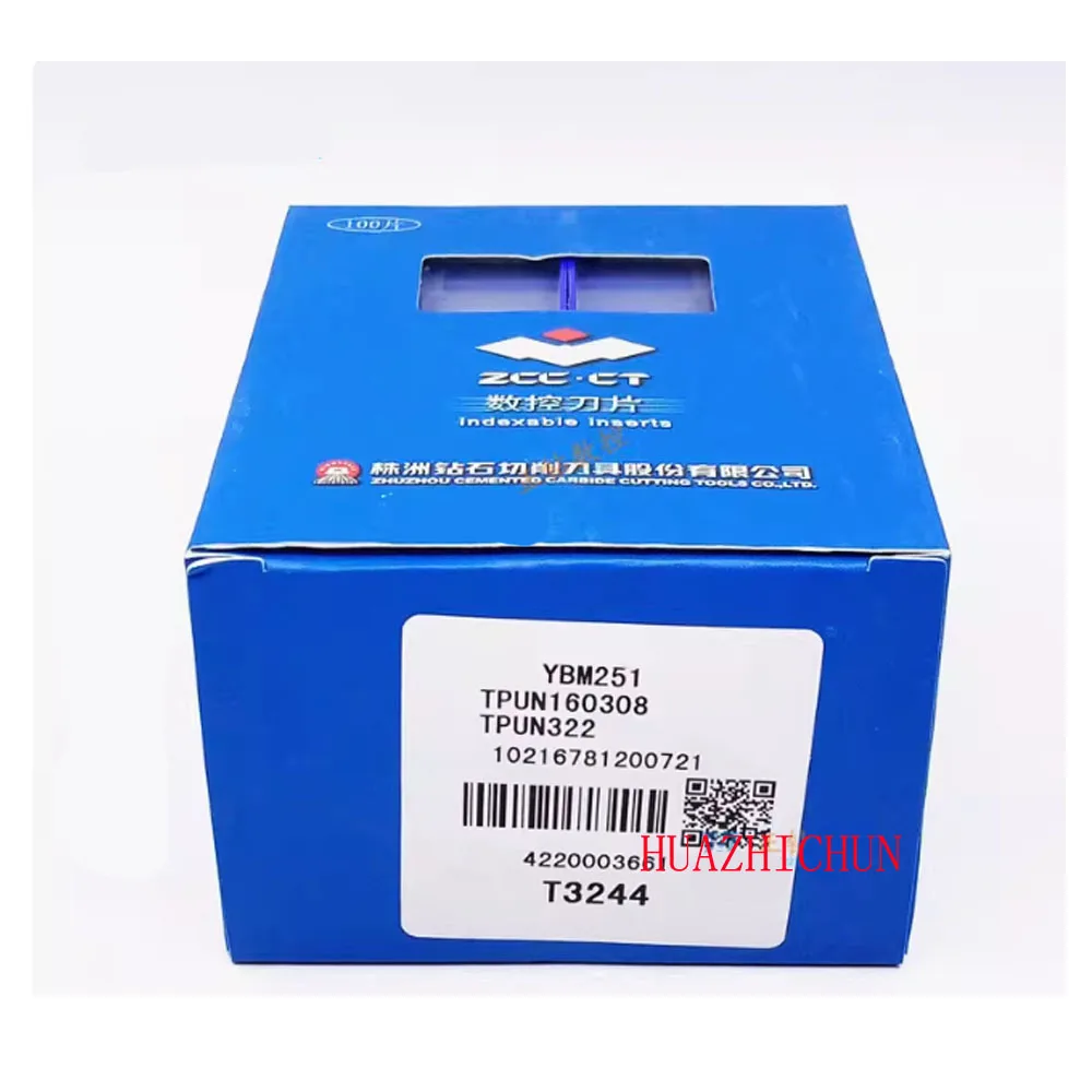 HUAZHICHUN 10pcs TPMR160308 YBM251 Cermet 인서트 내..