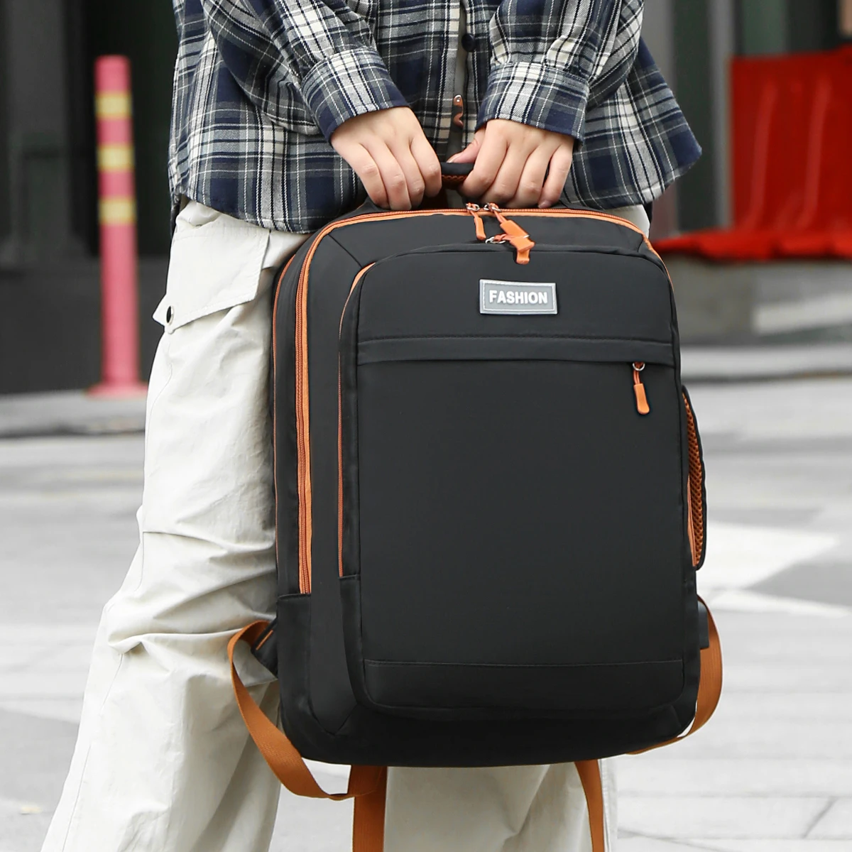 Fashionable Business Backpack for Men, Lightweight School Bag for Business Trips, College Students, Commuting, Men's Laptop Backpack, Women's Carry-On