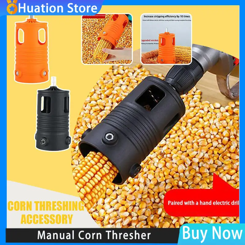 Fully Automatic Corn Thresher Household Small Corn Separator Peeler Husk Portable Electric Corn Tools Kitchen Peeler Machine