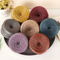 200g/Roll Nappa Matte Faux Leather Yarn for DIY Knitting Crocheting Thread Yarn for Handmade Bags Shoes Crafts 2