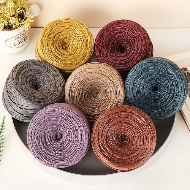 200g/Roll Nappa Matte Faux Leather Yarn for DIY Knitting Crocheting Thread Yarn for Handmade Bags Shoes Crafts 2