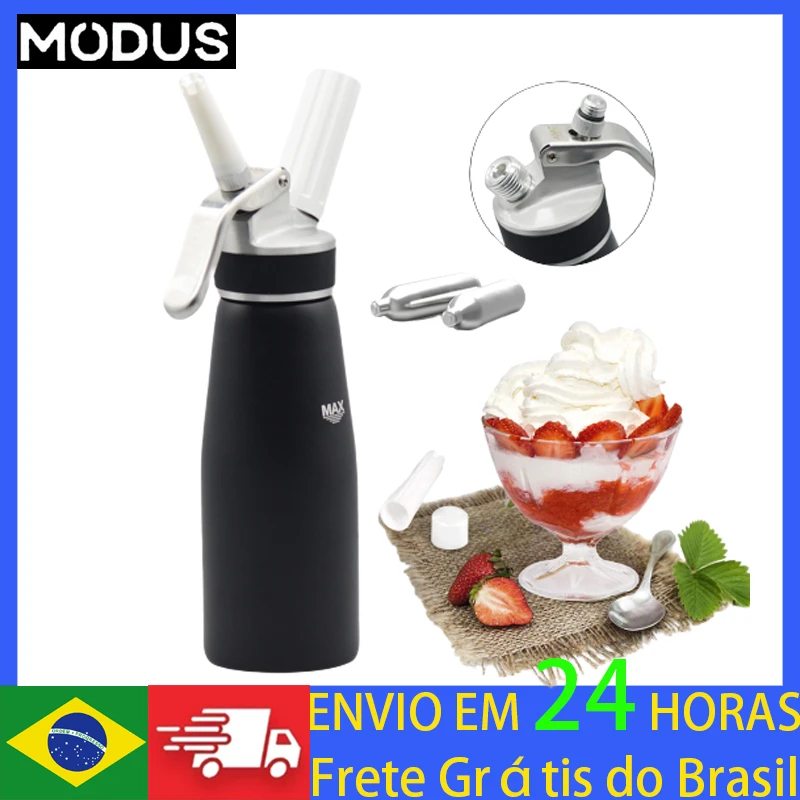 500/1000ml Pure Aluminum Cream Gun Chantilly Siphon Whipped Cream