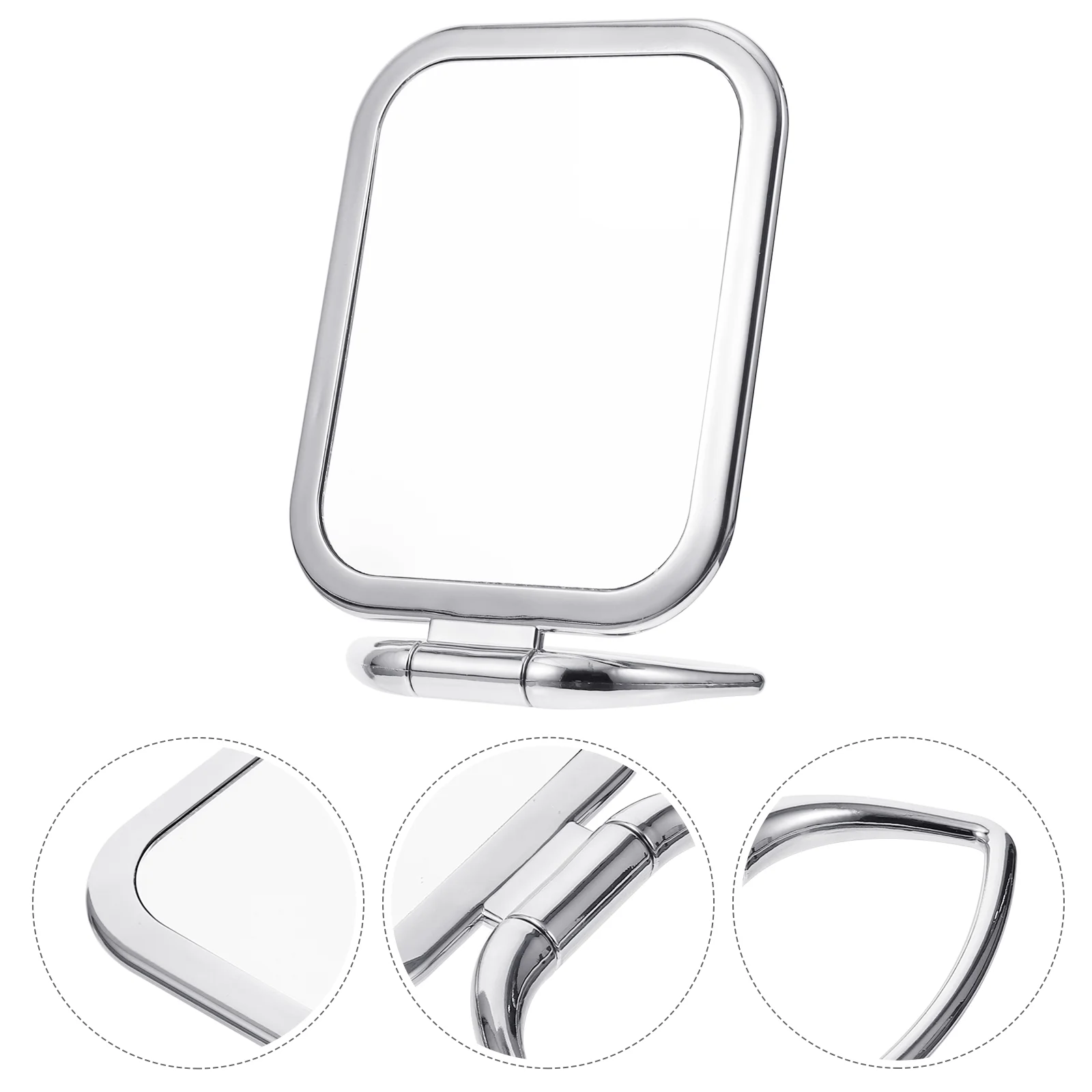 

Double Sided Makeup Mirror Travel Mirrors Vanity Tabletop Magnifying Dresser Folding Desk