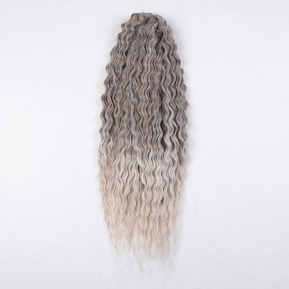 Ariel Curl Ombre Blonde Pink Hair Extension Image 14
