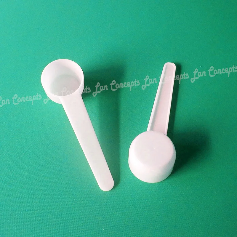 Coofit Cuillères à mesurer en plastique empilables 5PCS Mini cuillère à  lait en poudre tasses à mesurer 