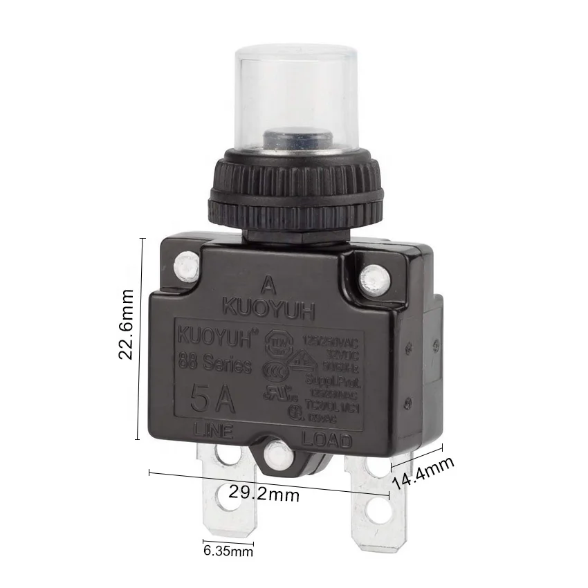 mini disjuntor redefinir manual protetor sobrecarga termica atual protetor 02