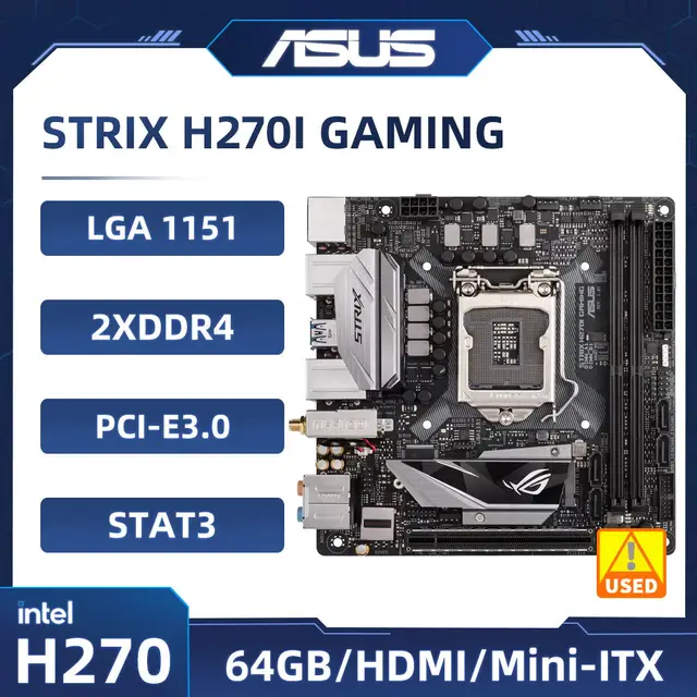 ASUS ROG STRIX H270I GAMING LGA 1151 Motherboard: The Ultimate Gaming Powerhouse