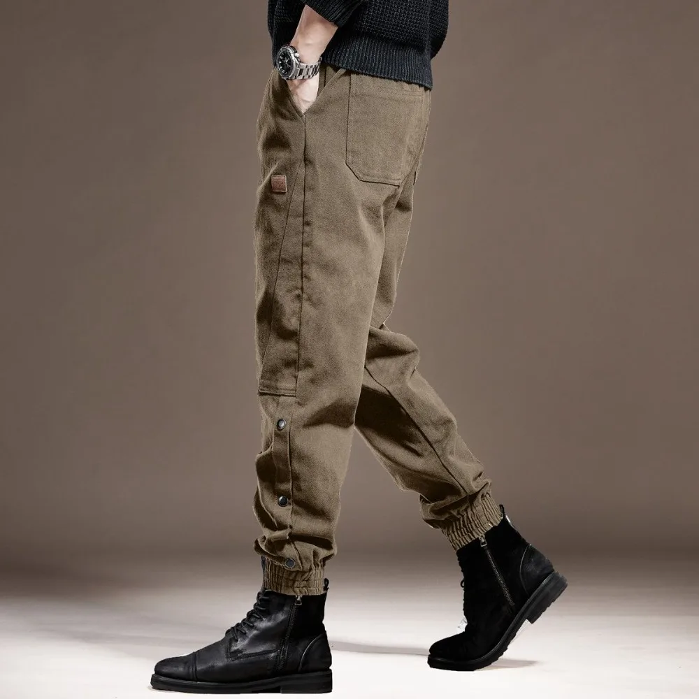 Thickened Cargo Men's Autumn and Winter Invisible Open Crotch Outdoor Sex Versatile Casual Pants High Street Trend Harlan Pant 3