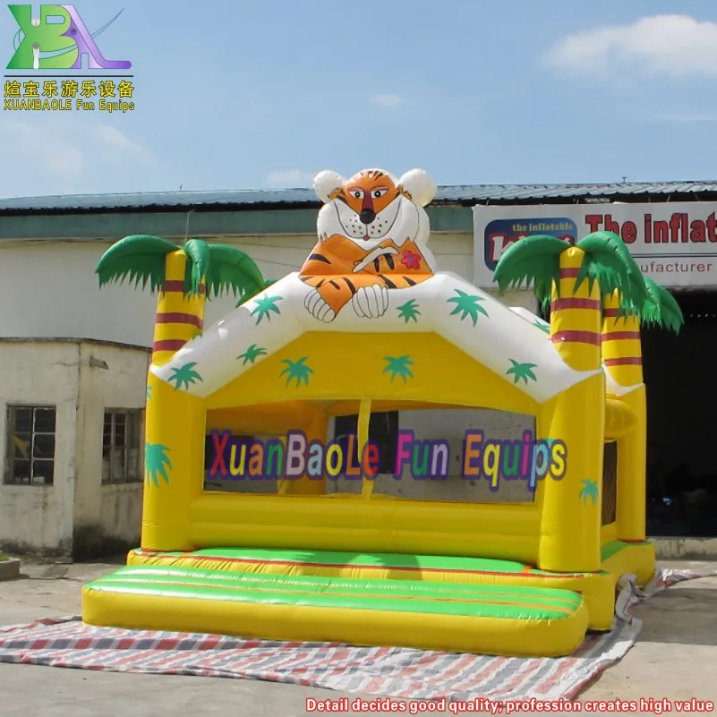 

Family Backyard Inflatable lion Bouncy Castle Air Jumper