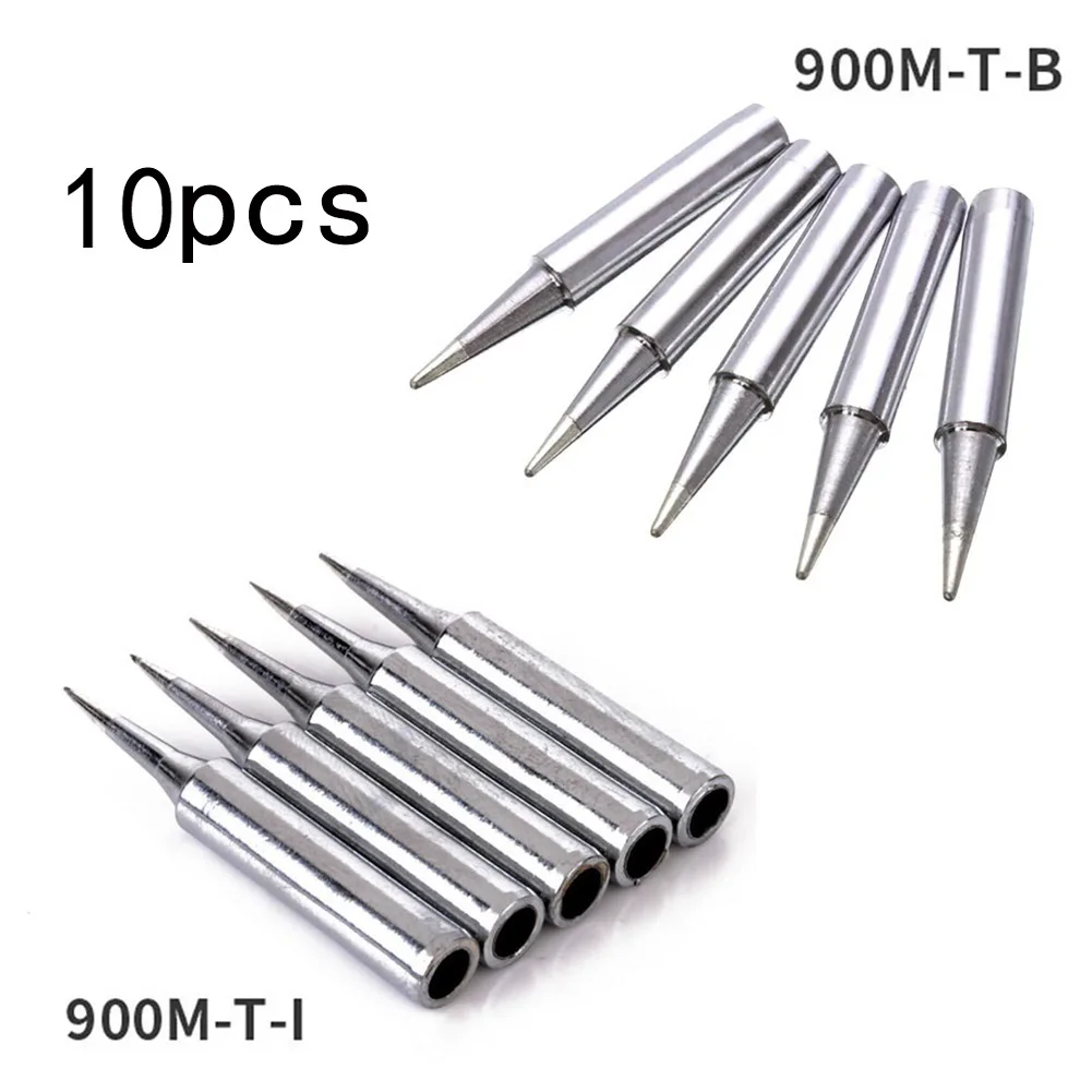 10 Pointes à Souder En Cuivre 900M-T-I Pour Stations 936/937 - Basse Température, Forme Aiguille, Diamètre 6.7 Mm - 10