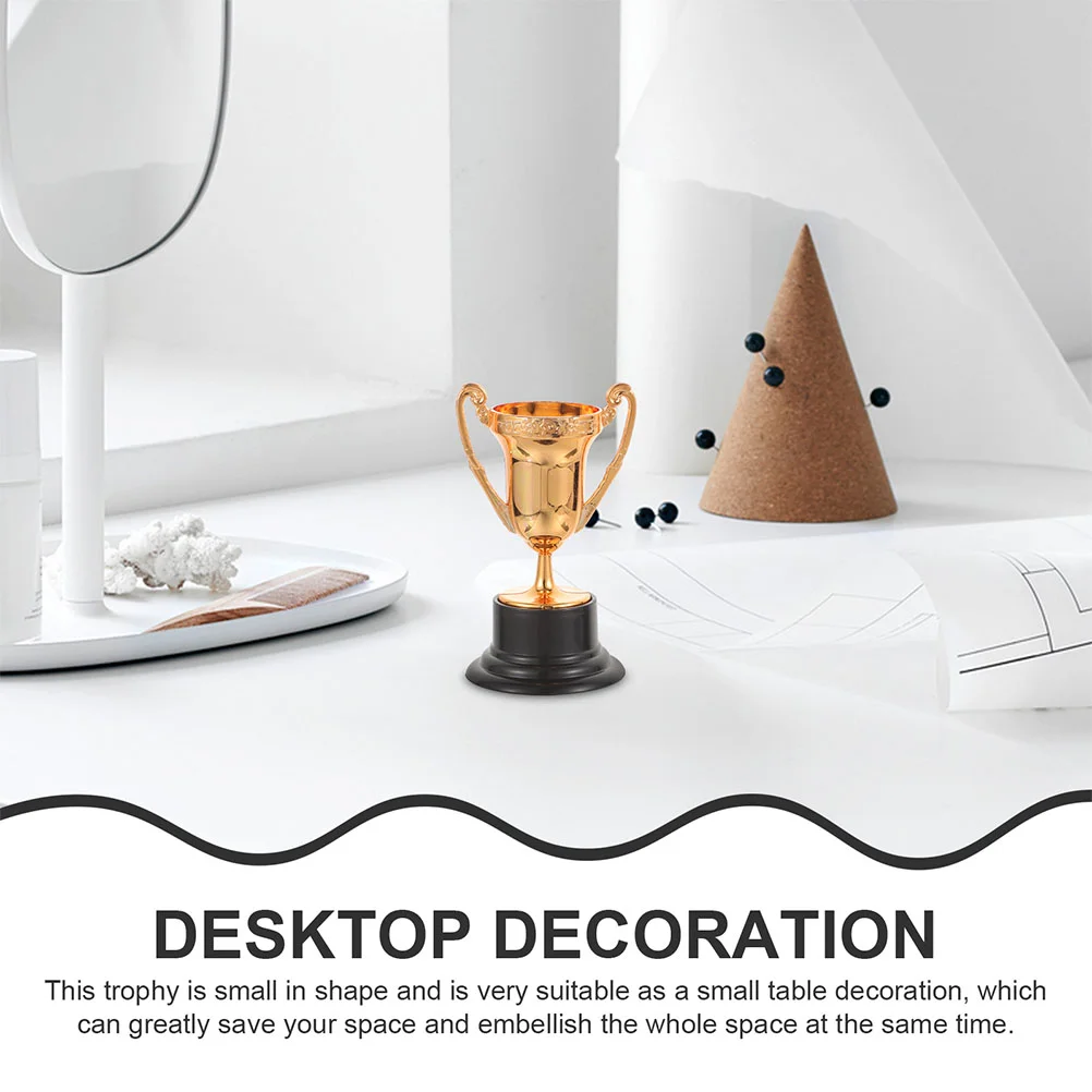6 Pcs Trophy Toy Adornments Decorative Decorations Small Gift Props Reward Decorate Simulated Stage Performance Party