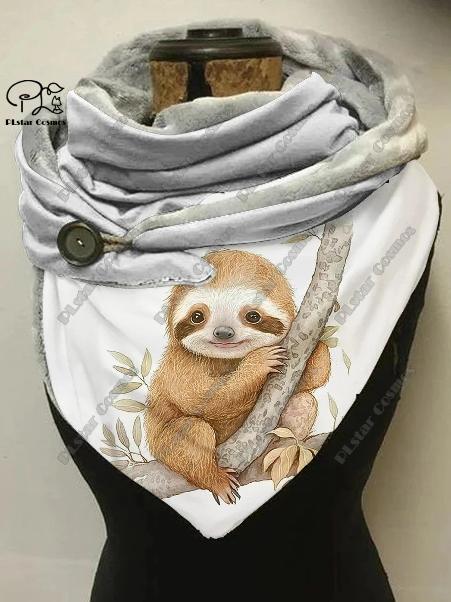 Рисунок 4 - Милый теплый шарф с 3D принтом животных