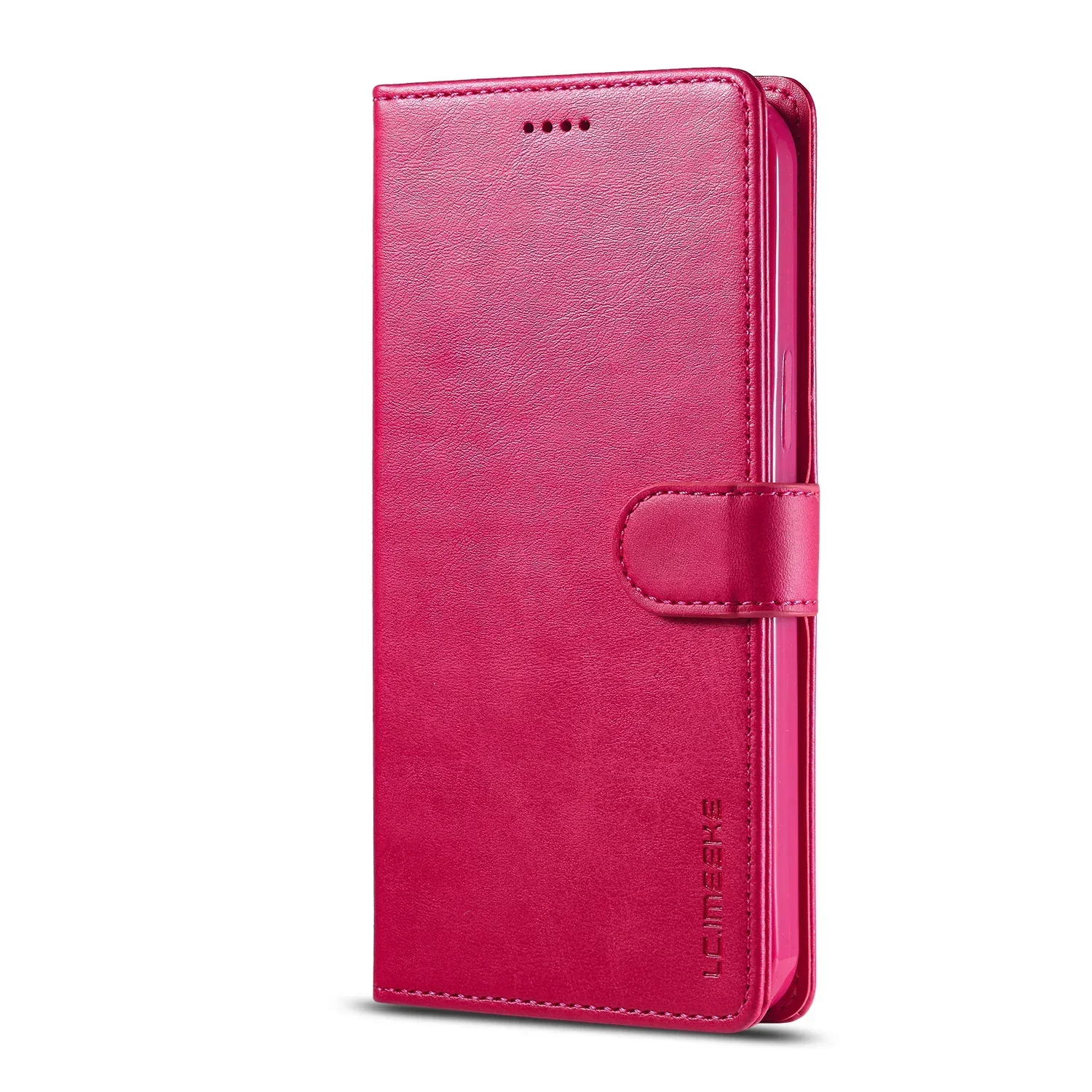 Leather Folding Wallet Phone Case with Card Holder & Kickstand Feature