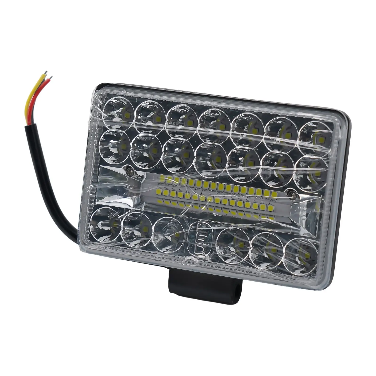 자동차 헤드라이트 LED 라이트 직사각형 교체용 2개 3X5인치 60W 새 제품 크롬 고광도 자동차용