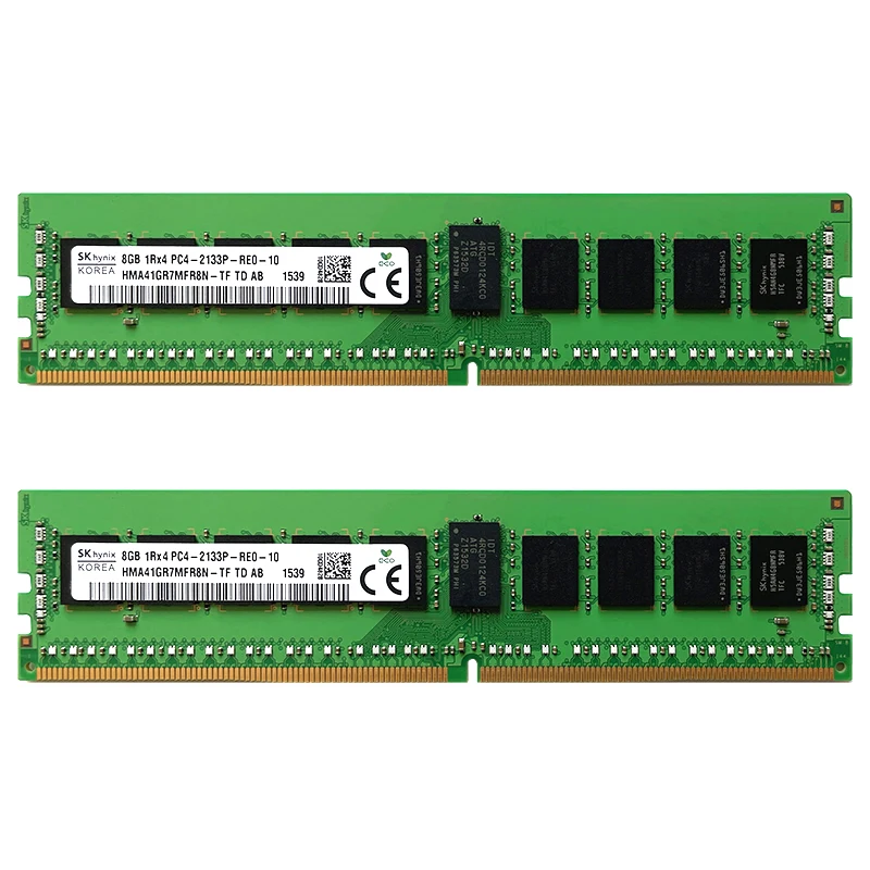 SK hynix DDR4 8GB 16GB 2133MHz RAM 1Rx4 PC4 - 2133P 1.2V Server