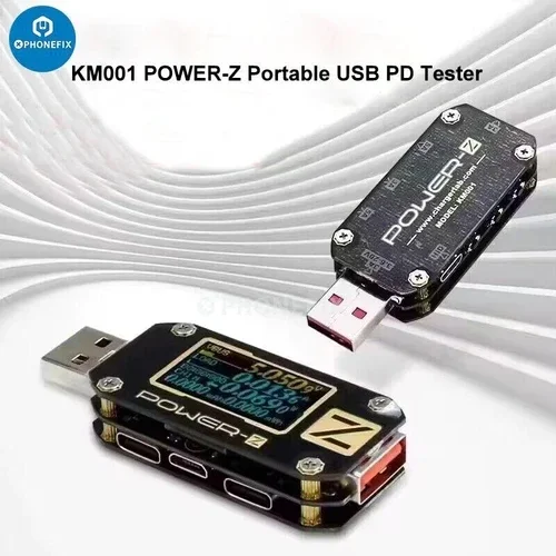 POWER-Z USB PD Tester Voltage and Current Ripple Double Type-C