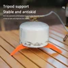 1pc Gas Tank Stand Folding Portable Easy Folding Tripod Stable Stand Universal Base Camping Stove Kettle Holder 4