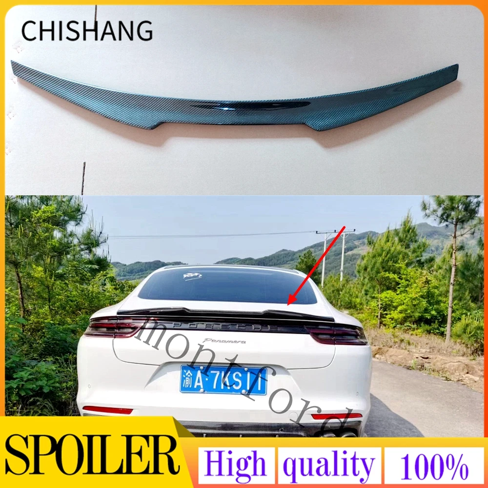 Spoiler Posteriore In Fibra Di Carbonio Per Porsche Panamera 2017-2018 Ala Posteriore In Fibra Di Carbonio Per Porsche Panamera 971
