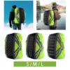 Backpack Rain Cover Waterproof High Visibility with Reflective Strip Rucksack Covers for Camping Traveling Outdoor Activities 4