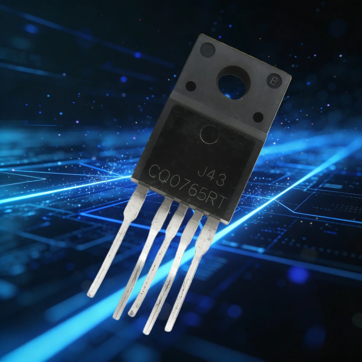 Assorted Power Transistor Set - 5 Pack, TO-220F-5 Package