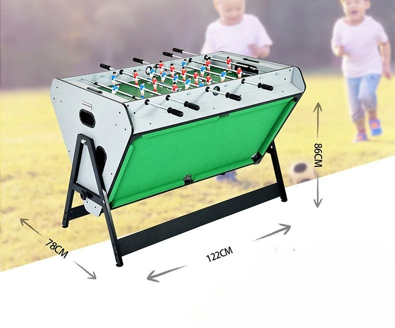 Hot Sale Entertainment Sports Rotatable Table Triangle Shape Air Hockey Soccer Football Billiard Pool 3 in 1 Multi Game Table