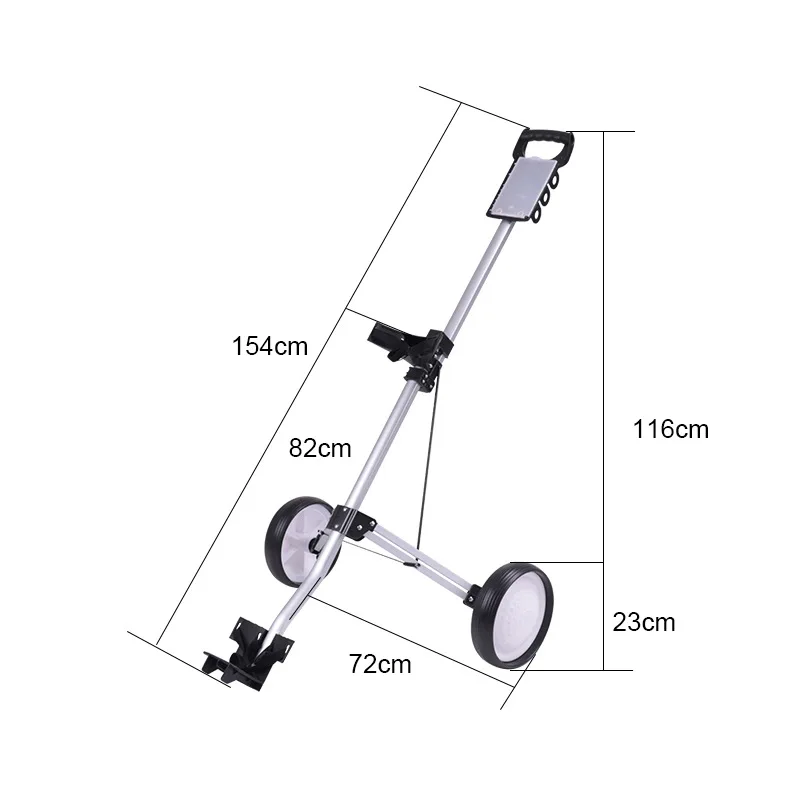 High Quality 3 Wheel Golf Push Cart Golf Trolley