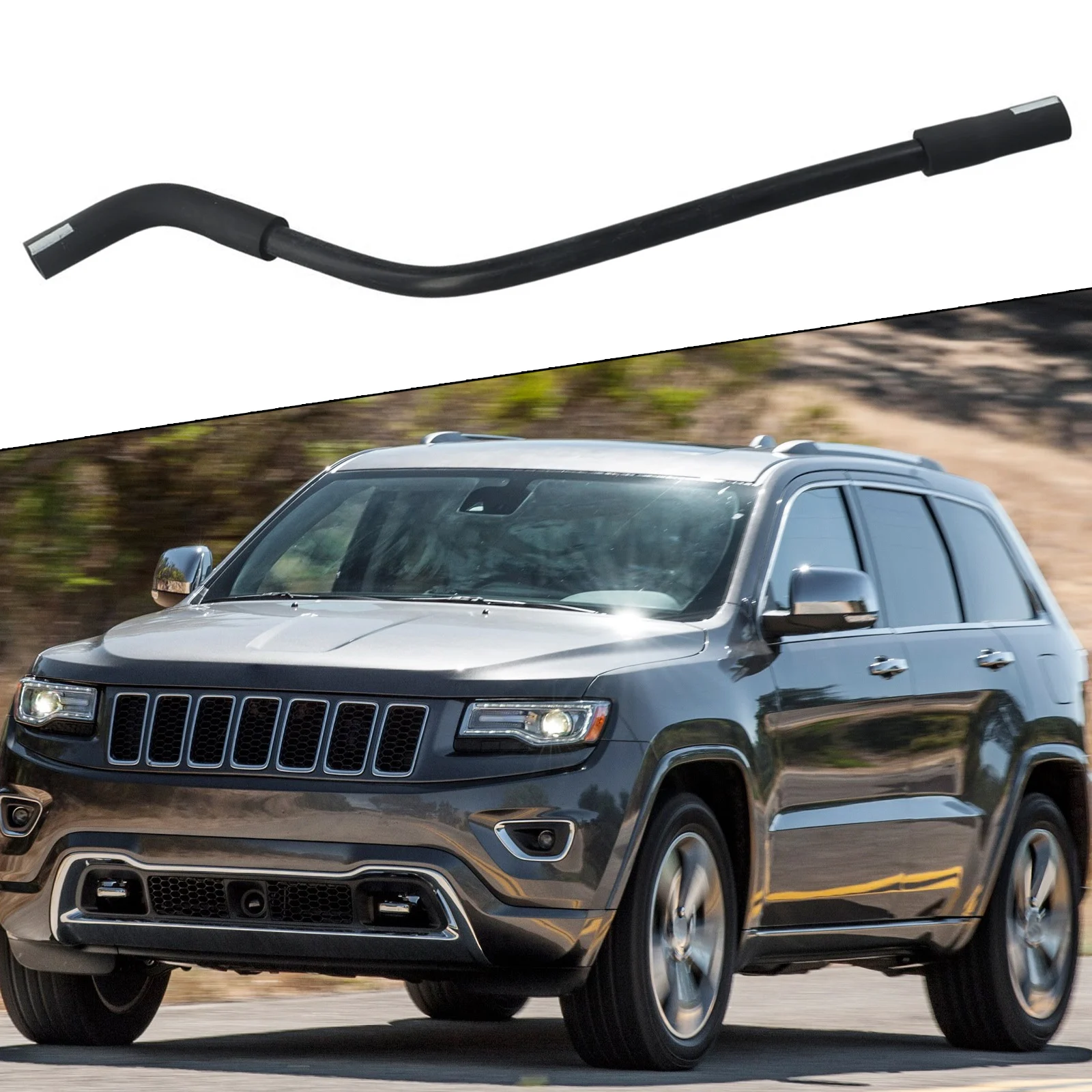 

Клапан для вентиляционного отверстия коленчатого вала для Jeep Wrangler, шланг для очистки воздуха 53006239, черный, прямая замена, Высококачественная Резина