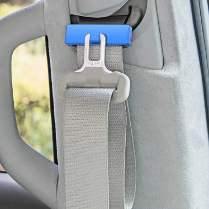 thumbnail image 2 of Car Seat Belt Extender Car Seat Belt Adjuster Clip - PU Leather Comfort Clip For Adults (4 Inch) PU Leather Seatbelt Comfort Clip 2 of 12