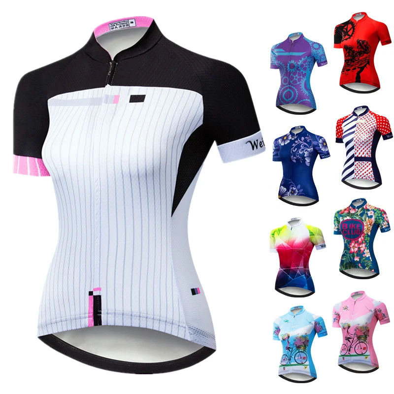 Weimostar Cycling Jersey Short Sleeve Women Cycling Shirt Breathable mtb Bike Jersey Bicycle Clothing Ropa Maillot Ciclismo