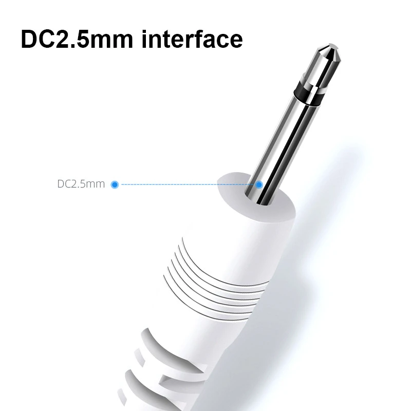 Charging Cable USB Charging Cable USB to DC 2.5mm Vibrator Charger Cable Cord for Rechargeable Adult Toys Vibrators Massagers Charging Cable USB Power Supply Line