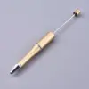 8Pcs Gold Beaded Ballpoint Pen Pens Gift for Writing Beadable Pens Beadable Pen DIY Gift for Student Office Supplies 3