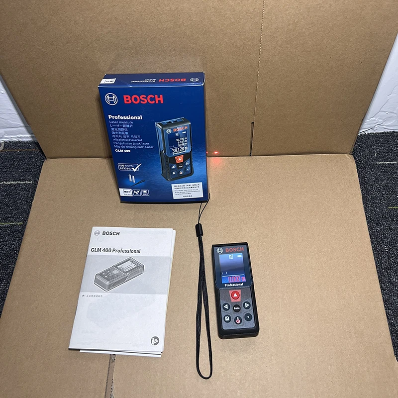 BoschLaserRangefinderGLM400GreenLightMeasurementHandheld
