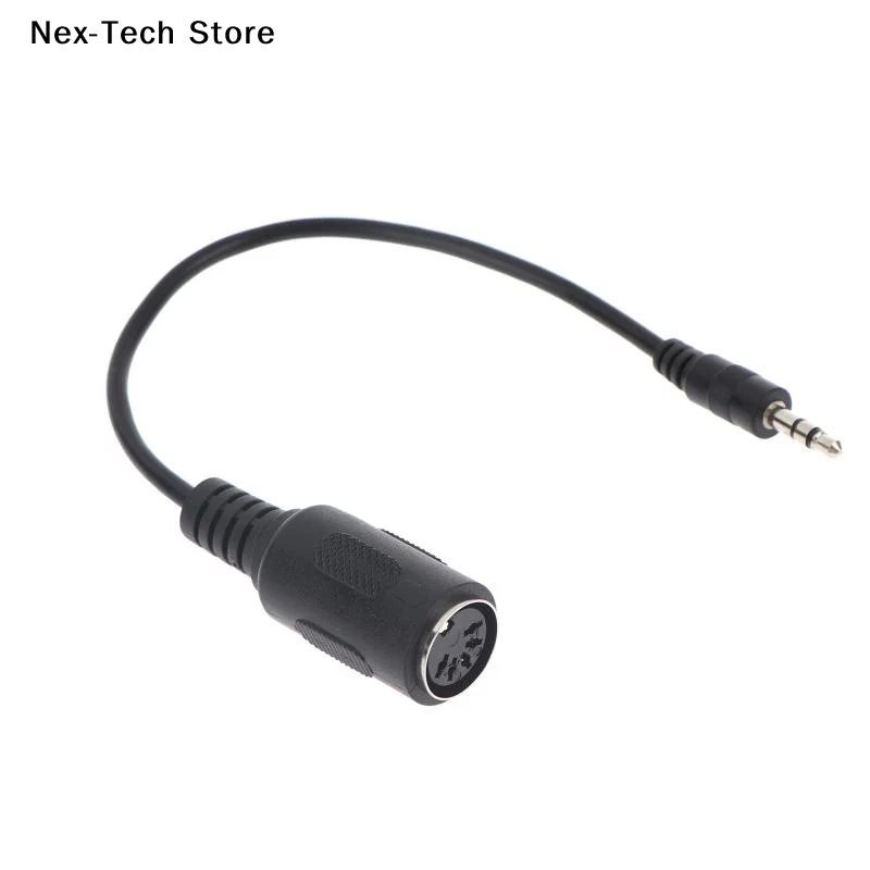 [NT]MIDI Din 5  3.5mm TRS 변환기 케이블 악기용 간섭 방지 오디오 어댑터 MIDI 장치 스튜디오 사용[NT]