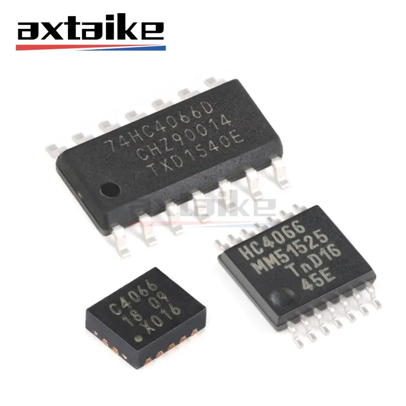 10PCS-74HC4066-74HC4066D-74HC4066PW-74HC4066BQ-SOP14-TSSOP14-DHVQFN14 ...