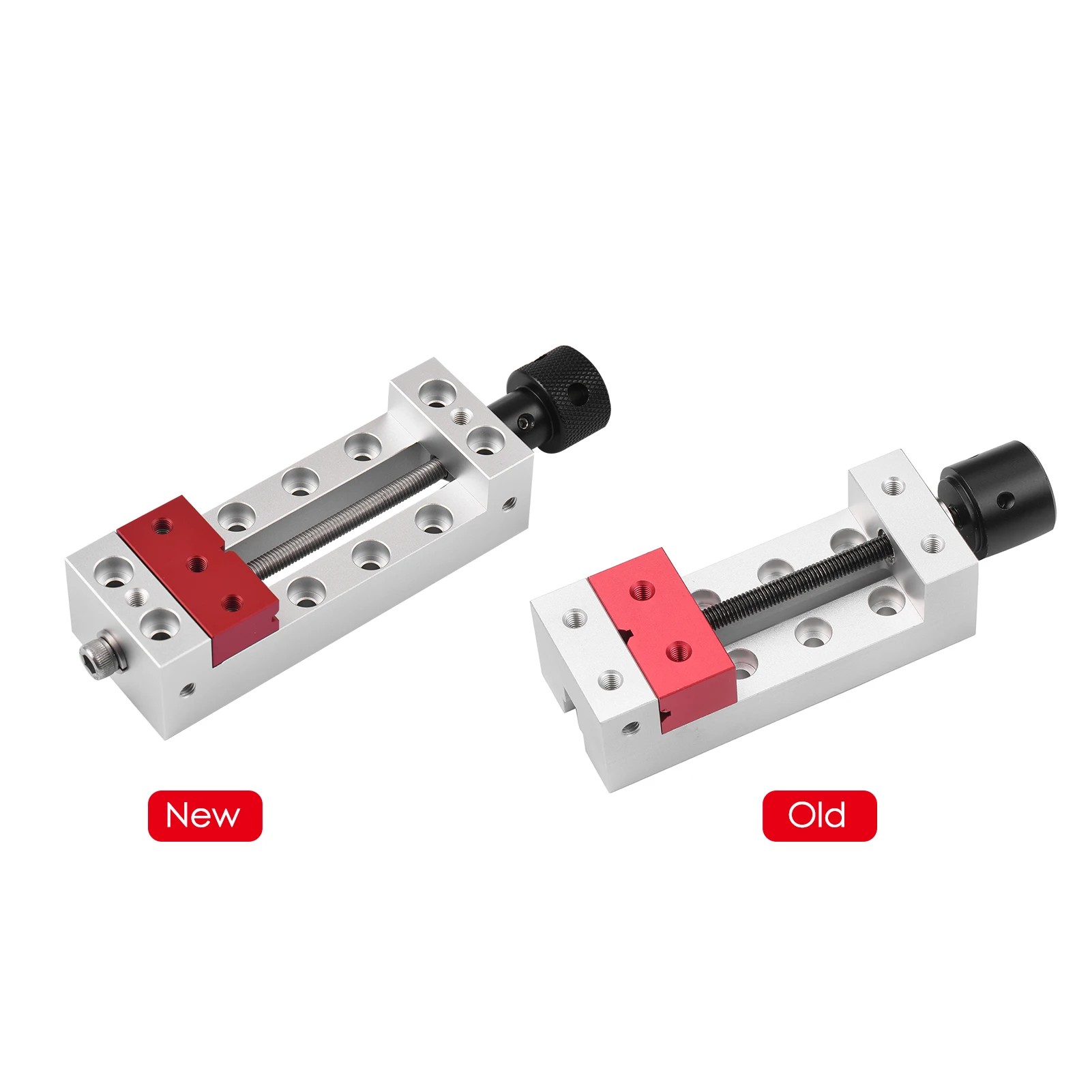 Mini Drill Press Vise 2.56-Inch Jaw Width Flat Clamp Bench Vise for Carving Engraving Machine Bench Drill Watch Repairing 6