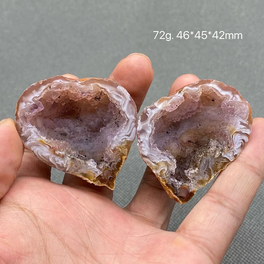 100% natural Brazilian agate cave cornucopia crystal gem ore specimen
