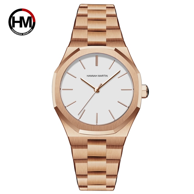 Shipping Watch For Women Luxury Design Fashion Cutting  Japanese Original Movement Stainless Steel Ladies Gift Wrist Watch