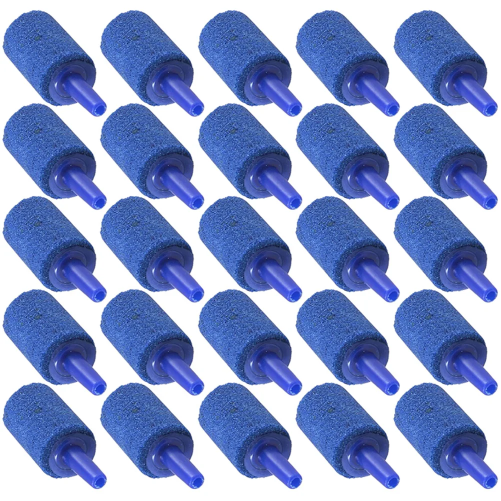 

25 Pcs Small Aquarium Air Stone Fish Tanks Bubble Release Diffuser Plastic Stones