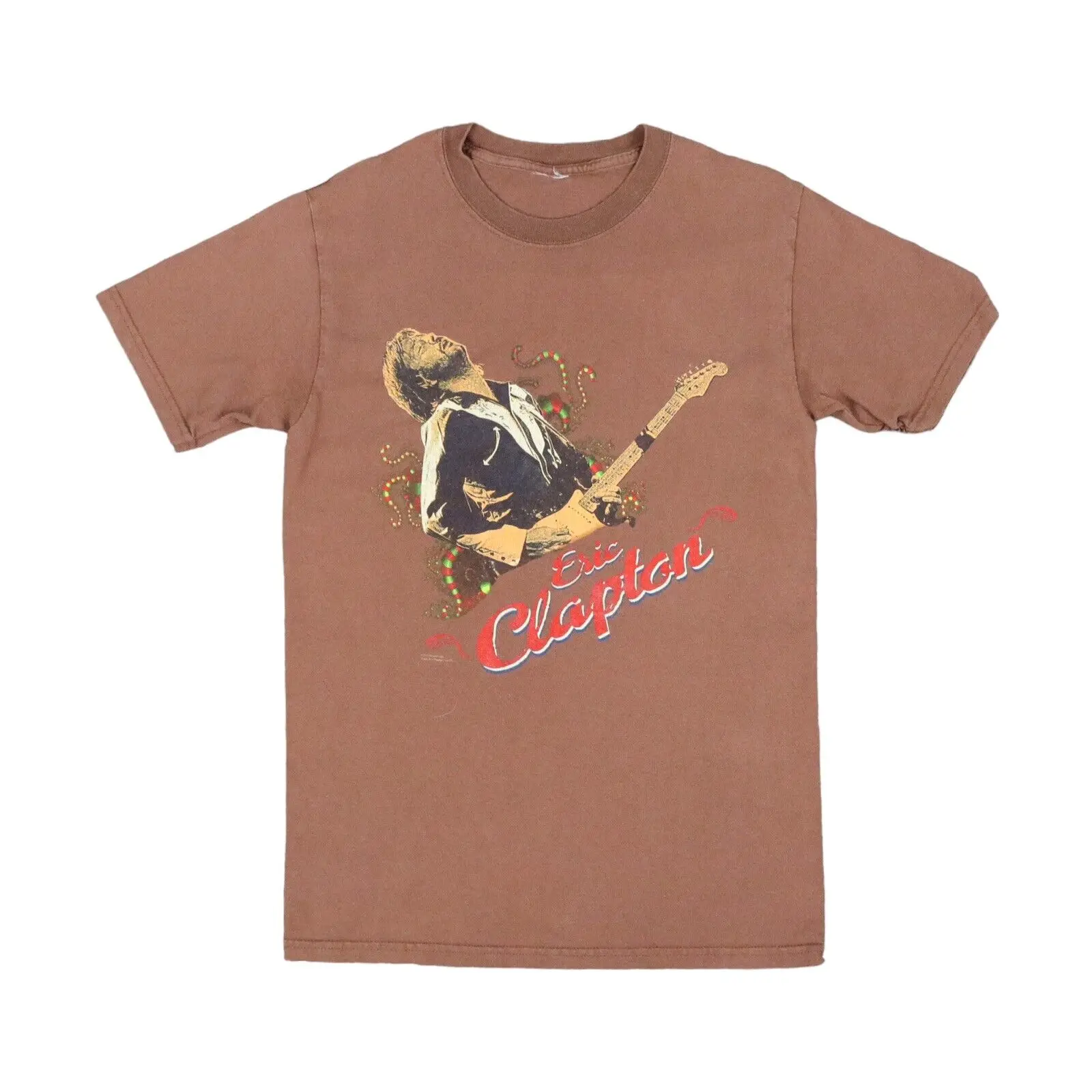 T-shirt 'All I Want For Christmas Is Eric Clapton' - Noir, Toutes Tailles De S à 5XL - Personnalisable, Neuf Avec étiquettes