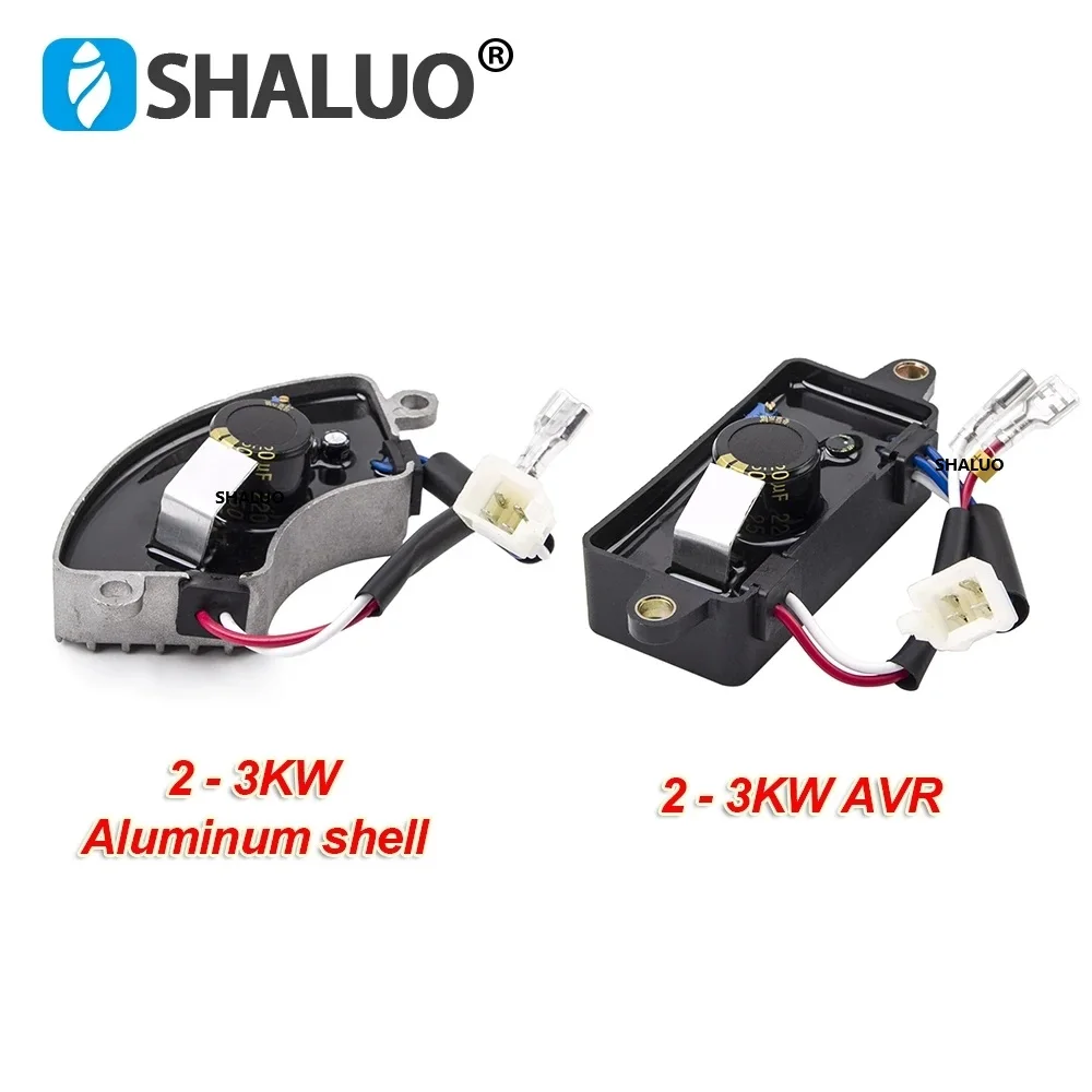 Generator Voltage Regulator 2KW 3KW 5KW 6KW 7KW 8KW AVR Generator Automatic Voltage Regulator Stabilizer Single Three Phase For Gasolin Generator Parts generator voltage regulator