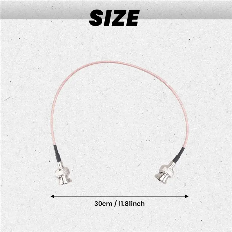 AB15-4Pcs 3G HD SDI 케이블 BNC 케이블 30Cm 75옴 카메라용 BMCC 비디오 장비 HD-SDI 3G-SDI 4K 8K 비디오 케이블 지원