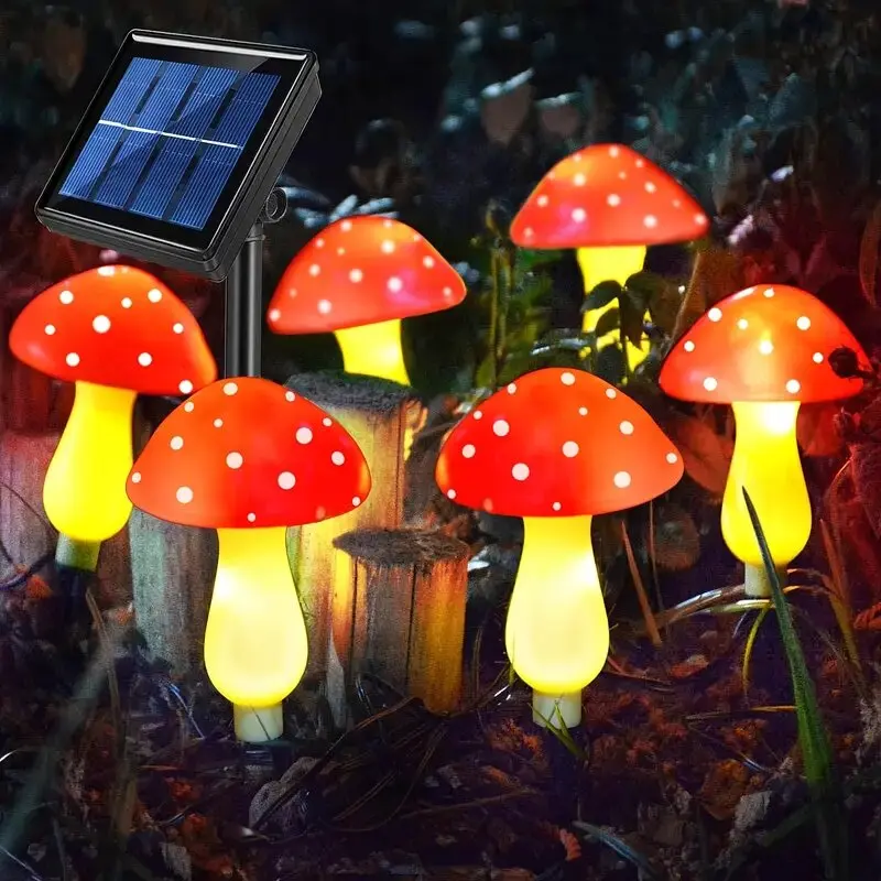 1PC Solar Mushroom Path Lights 1