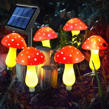 1PC Solar Mushroom Path Lights 1