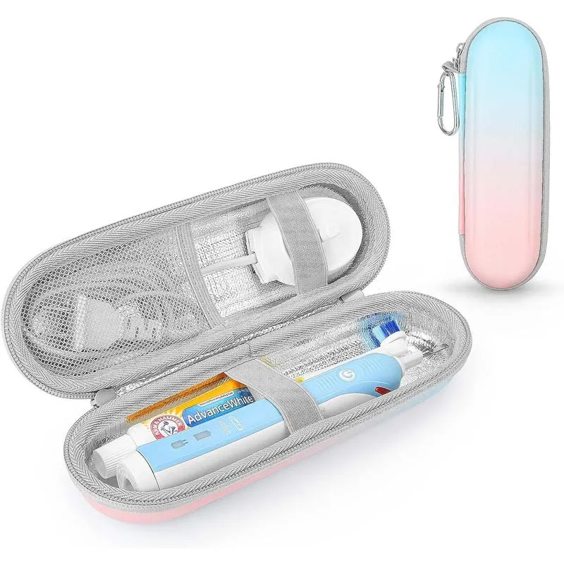 1 Pcs Travel Case for Electric Toothbrush Portable Hard Protective Storage Bag with Accessories Storage toothbrush case,toothbrush storage box