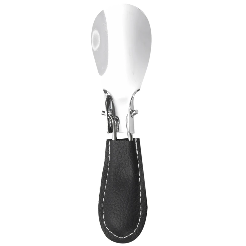 

Профессиональный Складной Обувной рожок из нержавеющей стали, длинная ложка для обуви, 12 х3, 8 см, 2 шт.